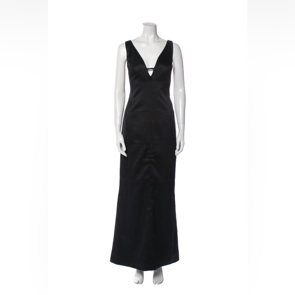 Allen Schwartz - Black V Neck Gown